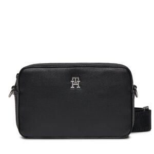 Rankinės per petį, Rankinė Tommy Hilfiger Th Essential Sc Camera Bag AW0AW15724 Juoda