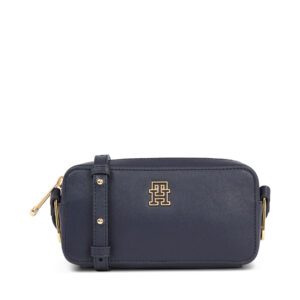 Rankinės per petį, Rankinė Tommy Hilfiger Th Timeless Camera Bag AW0AW15245 Tamsiai mėlyna