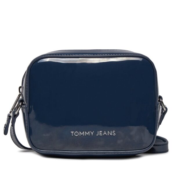 Rankinės per petį, Rankinė Tommy Jeans Tjw Ess Must Camera Bag Patent AW0AW15826 Tamsiai mėlyna