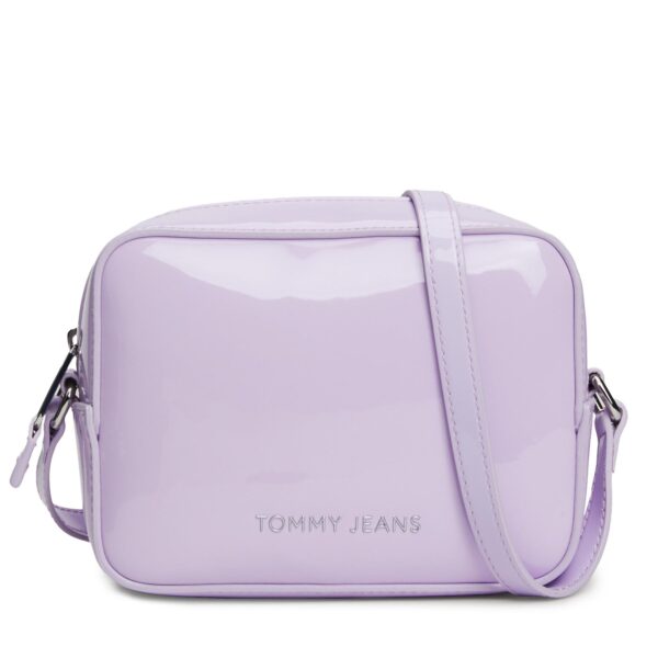 Rankinės per petį, Rankinė Tommy Jeans Tjw Ess Must Camera Bag Patent AW0AW15826 Violetinė