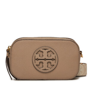 Rankinės per petį, Rankinė Tory Burch Miller Mini Crossbody Bag 150153 Smėlio