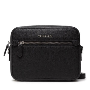 Rankinės per petį, Rankinė Trussardi New Lily Camera Bag 75B01421 Juoda