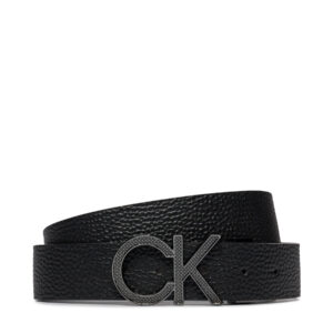 Diržai vyrams, Vyriškas diržas Calvin Klein Adj/Rev Ck Pique Metal 35Mm K50K511337 Juoda