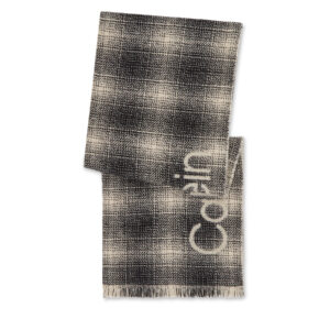 Šalikas Calvin Klein Check Scarf K50K510989 Juoda