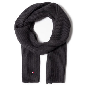 Šalikas Tommy Hilfiger Pima Cotton Scarf AM0AM06546 Pilka