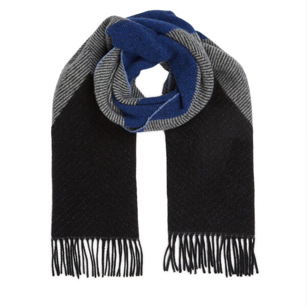 Šalikas Tommy Hilfiger Th Evening Fluffy Scarf AW0AW15354 Juoda