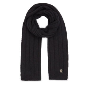 Šalikas Tommy Hilfiger Th Timeless Scarf AW0AW15351 Juoda