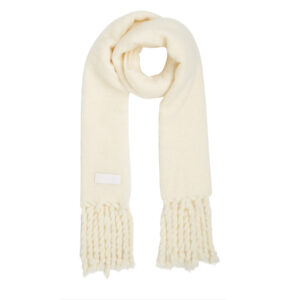 Šalikas Tommy Hilfiger Tommy Twist Scarf AW0AW15530 Balta