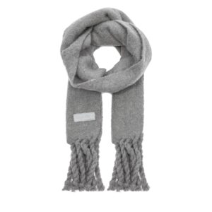 Šalikas Tommy Hilfiger Tommy Twist Scarf AW0AW15530 Pilka