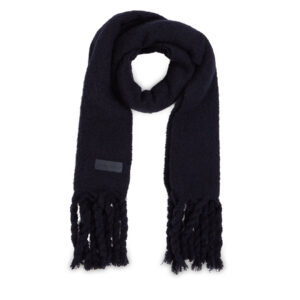 Šalikas Tommy Hilfiger Tommy Twist Scarf AW0AW15530 Tamsiai mėlyna