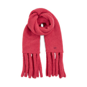 Šalikas Tommy Jeans Tjw Cosy Knit Fancy Scarf AW0AW15476 Rožinė