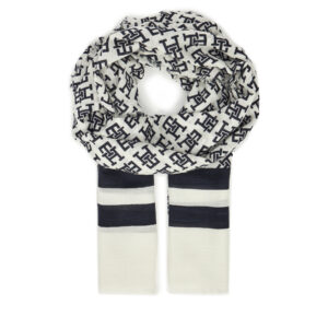 Šalis Tommy Hilfiger Beach Summer Mono Scarf AW0AW16030 Écru