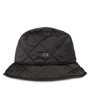 Skrybėlė Calvin Klein Diamond Quilt Bucket Hat K60K611512 Juoda