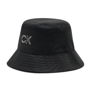 Skrybėlė Calvin Klein Jeans Bucket Re-Lock K60K609654 Juoda