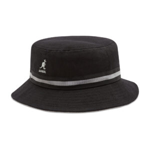 Skrybėlė Kangol Bucket Stripe Lahinch K4012SP Juoda