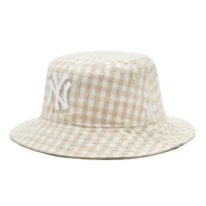 Skrybėlė New Era Gingham Tapere 60298643 Smėlio