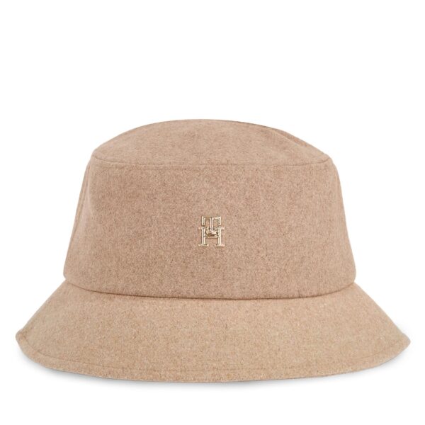 Skrybėlė Tommy Hilfiger Limitless Chic Bucket Hat AW0AW15295 Smėlio