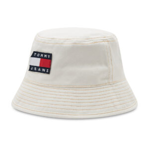 Skrybėlė Tommy Jeans Denim Bucket AM0AM09584 Smėlio