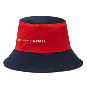 Skrybėlės vaikams, Skrybėlė Tommy Hilfiger Essential Bucket AU0AU01625 Raudona