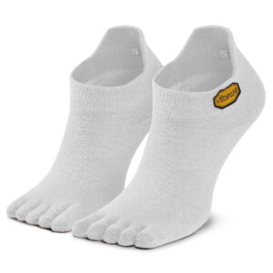 Trumpos Unisex Kojinės Vibram Fivefingers Athletic No Show S15N01 Balta