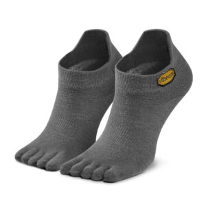 Trumpos Unisex Kojinės Vibram Fivefingers Athletic No Show S21N03 Pilka