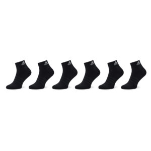 Trumpos Unisex Kojinės adidas Cushioned Sportswear Ankle Socks 6 Pairs IC1291 Juoda