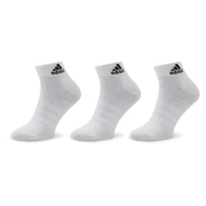 Trumpos Unisex Kojinės adidas Thin and Light Ankle Socks 3 Pairs HT3468 Balta