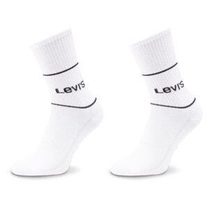 Unisex ilgų kojinių komplektas (2 poros) Levi's® 701210567 Balta