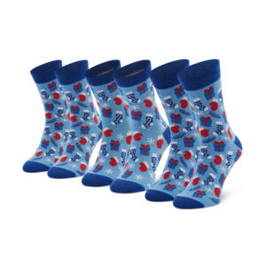 Unisex ilgų kojinių komplektas (3 poros) Rainbow Socks Xmas Socks Balls Mix Gifts Pak 3 Spalvota