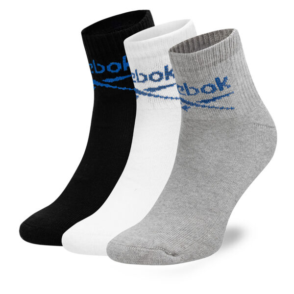 Unisex ilgų kojinių komplektas (3 poros) Reebok R0255-SS24 (3-pack) Spalvota