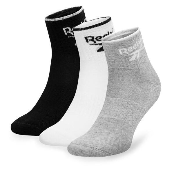 Unisex ilgų kojinių komplektas (3 poros) Reebok R0362-SS24 (3-pack) Spalvota