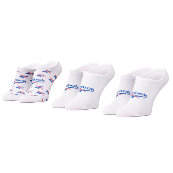 Unisex pėdučių komplektas (3 poros) Reebok Cl Fo Invisible Sock 3P GG6680 Balta