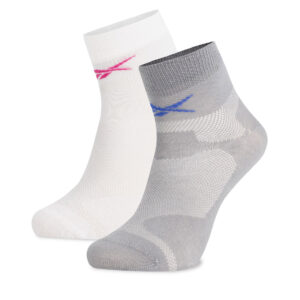 Unisex trumpų kojinių komplektas (2 poros) Reebok R0403-SS24 (2-pack) Balta