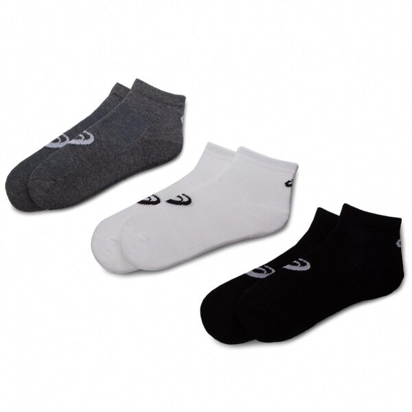 Unisex trumpų kojinių komplektas (3 poros) Asics 3PPK Quarter Sock 155205 Pilka