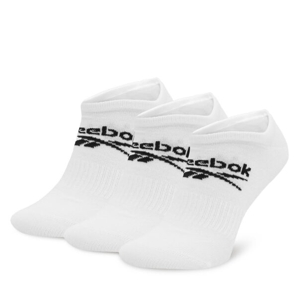 Unisex trumpų kojinių komplektas (3 poros) Reebok R0353-SS24 (3-pack) Balta