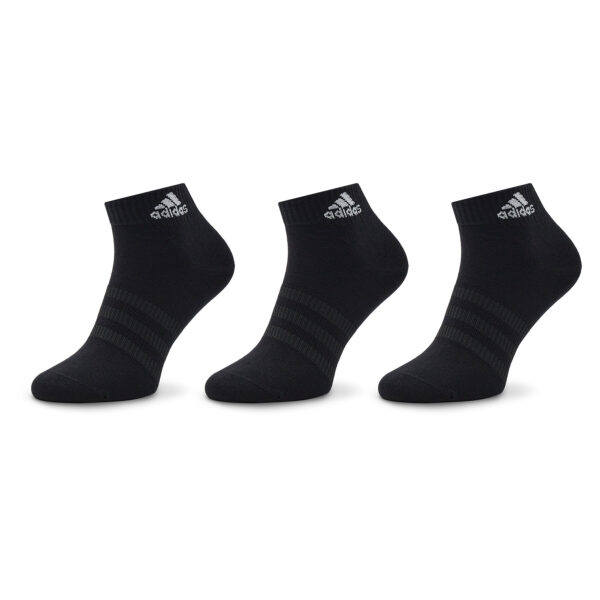 Unisex trumpų kojinių komplektas (3 poros) adidas Thin and Light Ankle Socks 3 Pairs IC1282 Juoda