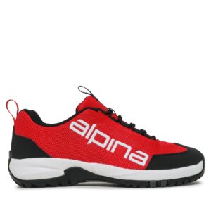 Žemi žygio batai 👟 Turistiniai batai Alpina Ewl 627B-3 Raudona