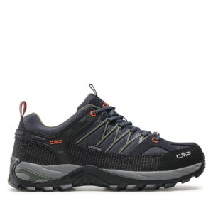 Žemi žygio batai 👟 Turistiniai batai CMP Rigel Low Trekking Shoe Wp 3Q54457 Juoda