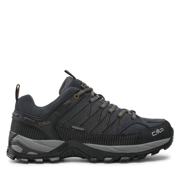 Žemi žygio batai 👟 Turistiniai batai CMP Rigel Low Trekking Shoes Wp 3Q13247 Juoda