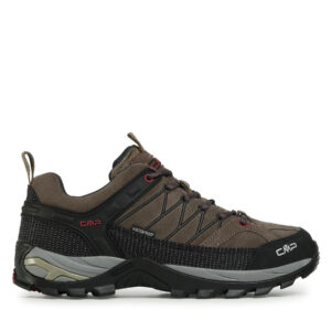 Žemi žygio batai 👟 Turistiniai batai CMP Rigel Low Trekking Shoes Wp 3Q13247 Pilka