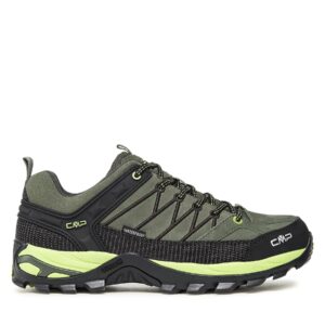 Žemi žygio batai 👟 Turistiniai batai CMP Rigel Low Trekking Shoes Wp 3Q13247 Žalia