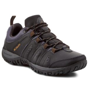 Žemi žygio batai 👟 Turistiniai batai Columbia Peakfreak Nomad BM3923 Juoda