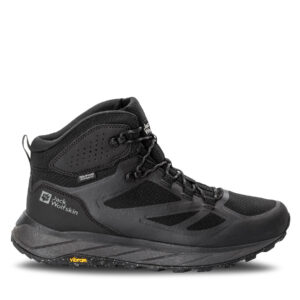 Žemi žygio batai 👟 Turistiniai batai Jack Wolfskin Terraventure Texapore Mid M 4051521 Juoda