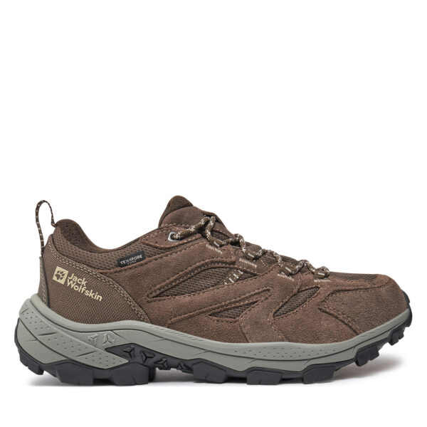 Žemi žygio batai 👟 Turistiniai batai Jack Wolfskin Vojo Tour Texapore Low M A62070 Ruda