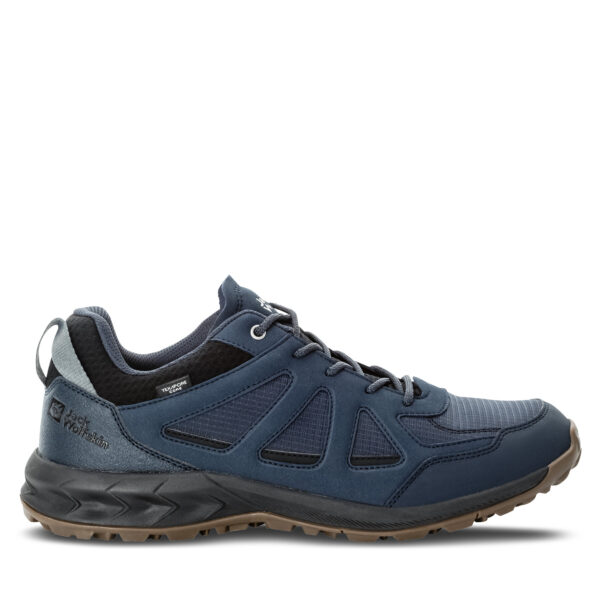 Žemi žygio batai 👟 Turistiniai batai Jack Wolfskin Woodland 2 Texapore Low M 4051271 Tamsiai mėlyna