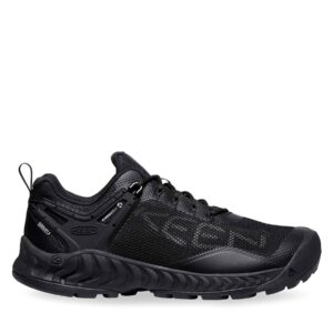 Žemi žygio batai 👟 Turistiniai batai Keen Nxis Evo Wp 1027193 Juoda