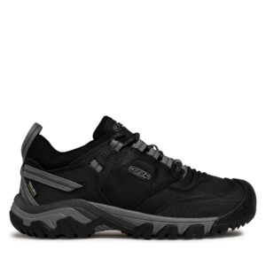 Žemi žygio batai 👟 Turistiniai batai Keen Ridge Flex Wp M 1024916 Juoda