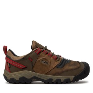 Žemi žygio batai 👟 Turistiniai batai Keen Ridge Flex Wp M 1024918 Ruda