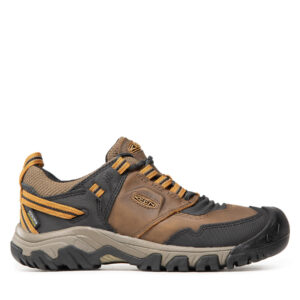 Žemi žygio batai 👟 Turistiniai batai Keen Ridge Flex Wp M 1025667 Ruda