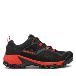 Žemi žygio batai 👟 Turistiniai batai Mammut Sapuen Low Gtx GORE-TEX 3030-04261-00654 Juoda